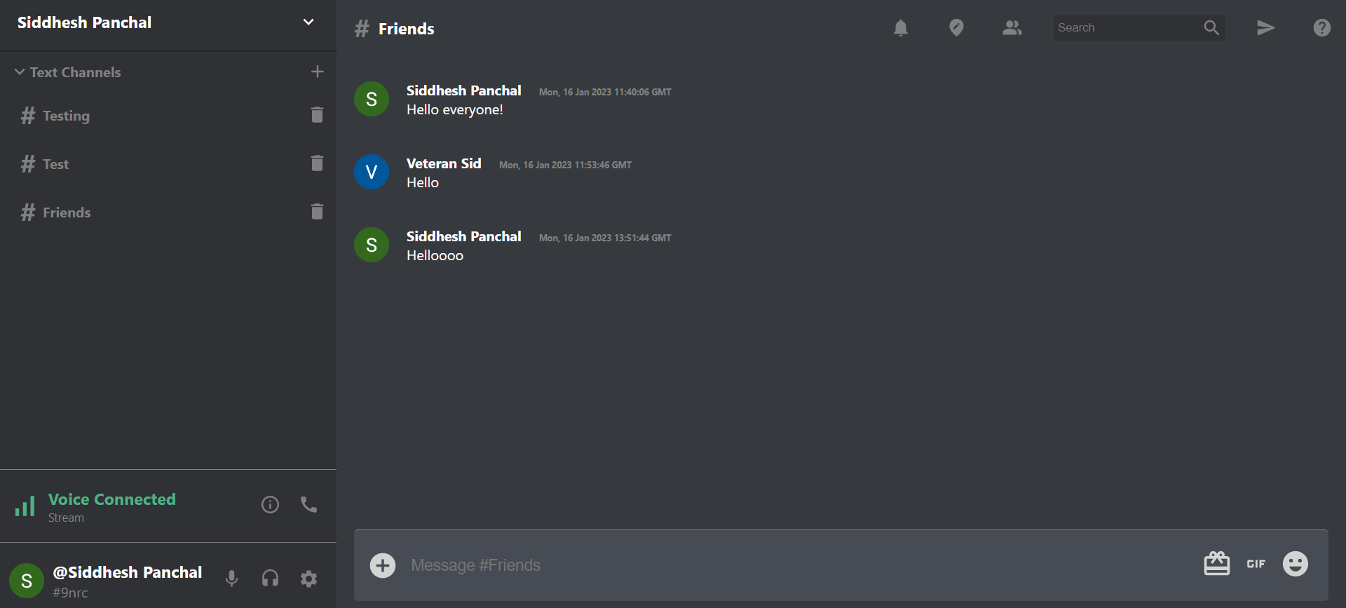 react discord clone